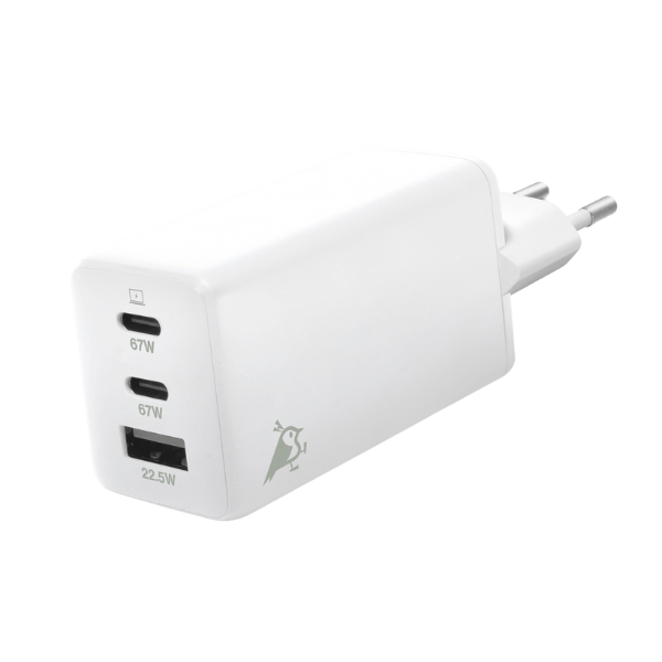 Usb Oplader 65w Hurtig Opladning Til Enheder Samtidigt - Opladere  - 8716778931911