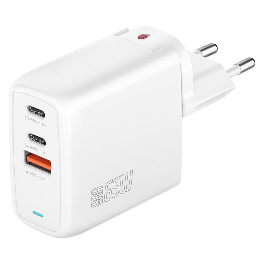 Hvid 4smarts 65w Usb & Usb Oplader - 4smarts Opladere  - 4252011903863