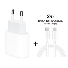 20w Usb Oplader Med Usb Kabel Ampx2013 Hurtig Opladning - Opladere  - 6922644878506