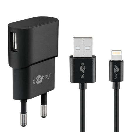 Goobay Apple Lightning Opladersæt - Goobay Opladere  - 4040849452949