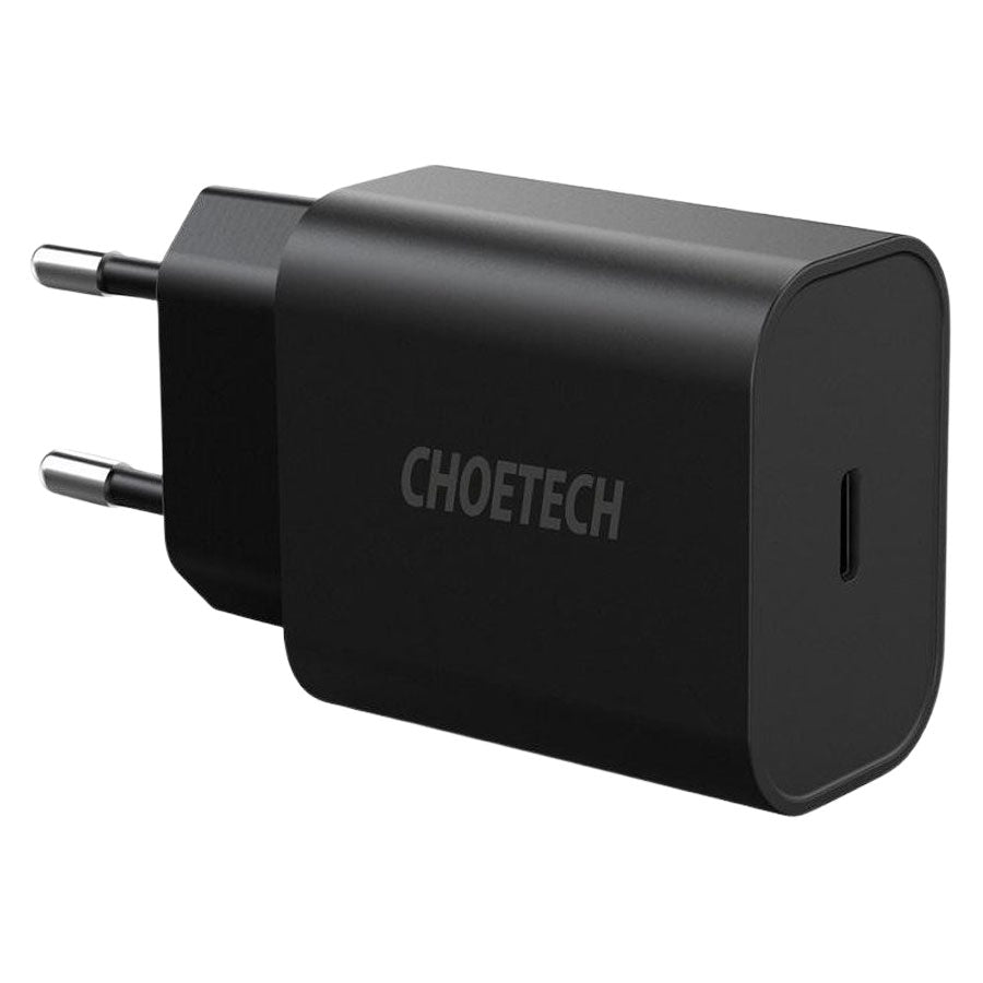 Sort Choetech 25w Usb Vægoplader - Choetec Opladere  - 6932112100061